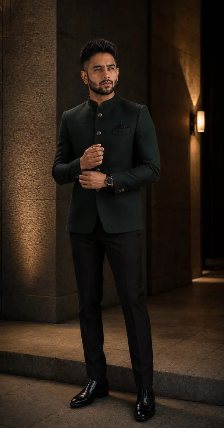7VIK Avatar presenting a polished formal fashion campaign